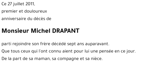 Michel DRAPANT