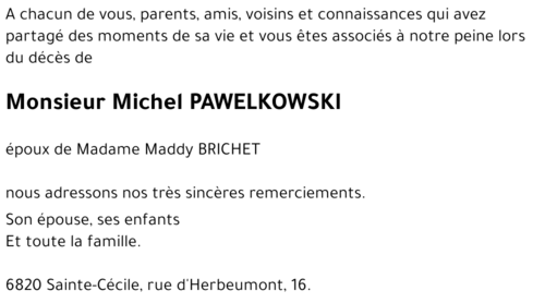 Michel PAWELKOWSKI