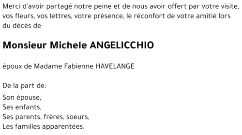 Michele ANGELICCHIO