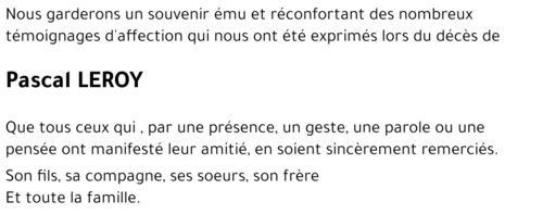 Pascal LEROY
