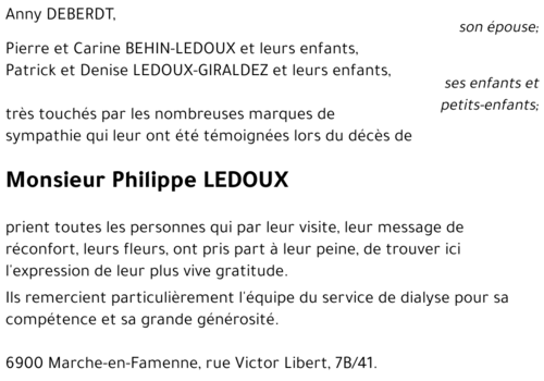 Philippe LEDOUX