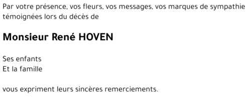 René HOVEN