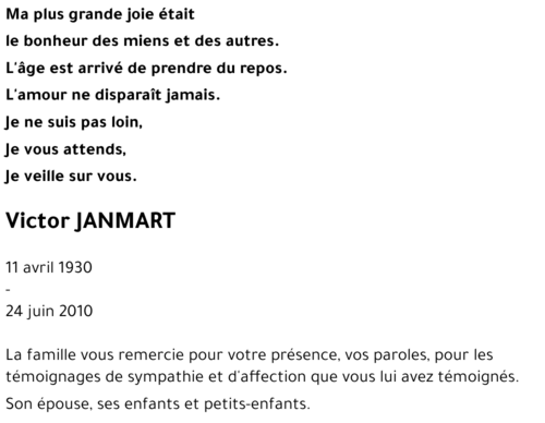 Victor JANMART