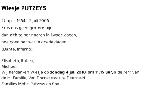 Wiesje PUTZEYS