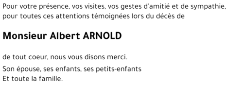 Albert ARNOLD