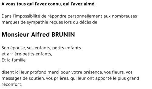 Alfred BRUNIN