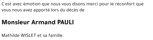 Armand PAULI