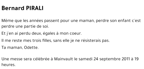 Bernard PIRALI