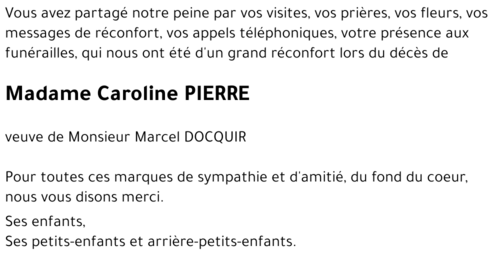 Caroline PIERRE
