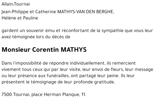 Corentin MATHYS