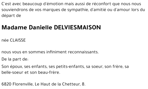 Danielle DELVIESMAISON
