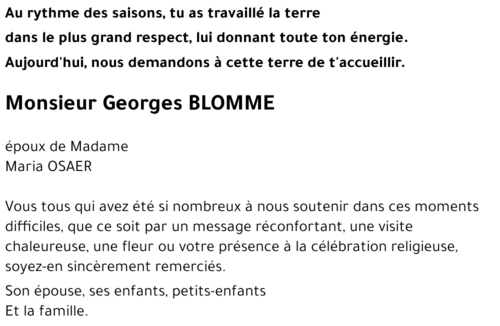 Georges BLOMME