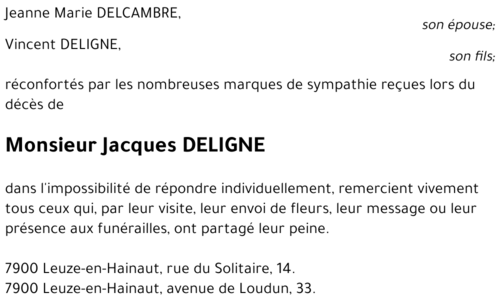 Jacques DELIGNE