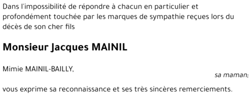 Jacques MAINIL