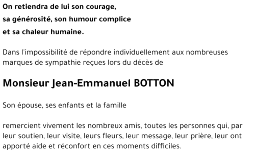 Jean-Emmanuel BOTTON