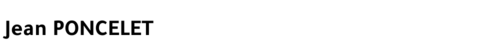 Jean PONCELET