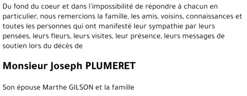 Joseph PLUMERET