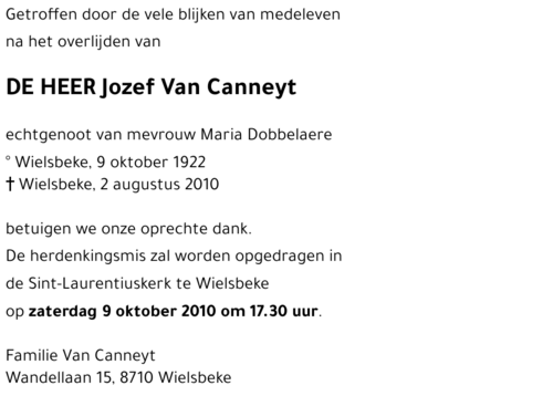 Jozef Van Canneyt