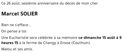 Marcel SOLIER