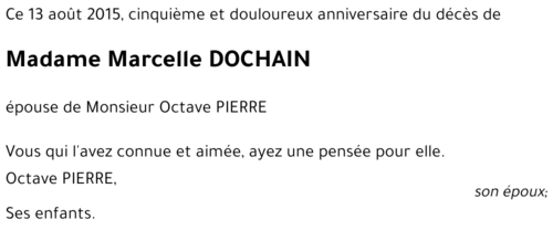 Marcelle DOCHAIN