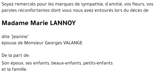 Marie LANNOY