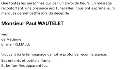 Paul WAUTELET