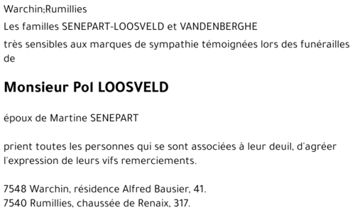 Pol LOOSVELD