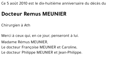 Remus MEUNIER