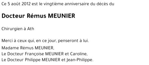 Remus MEUNIER