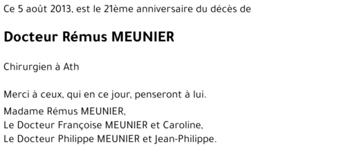 Remus MEUNIER