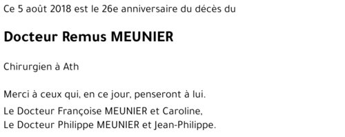 Remus MEUNIER