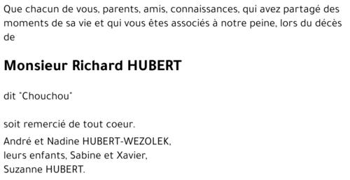 Richard HUBERT