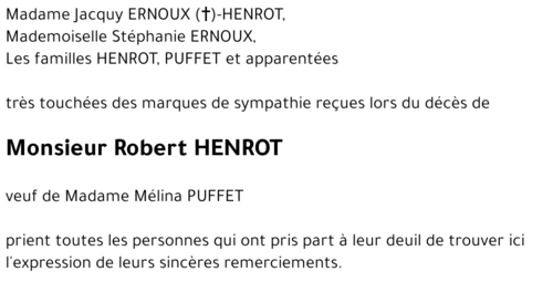 Robert HENROT