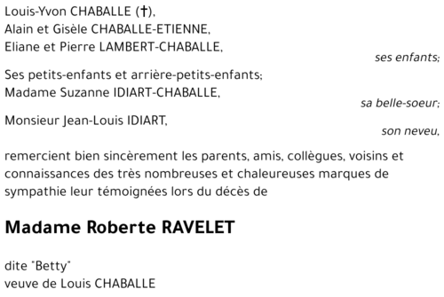 Roberte dite 