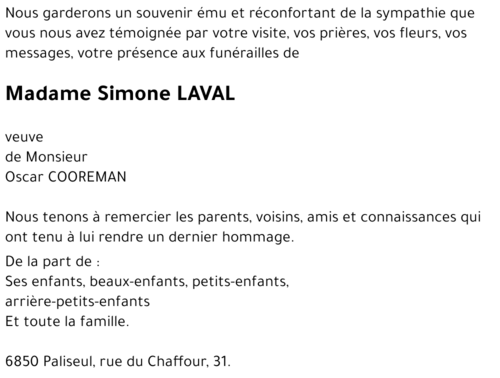 Simone LAVAL