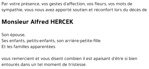 Alfred HERCEK