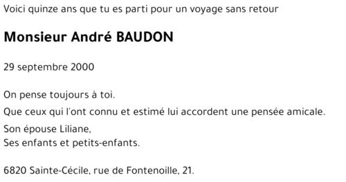 André BAUDON