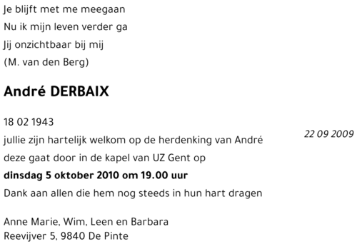 André DERBAIX