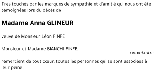 Anna GLINEUR