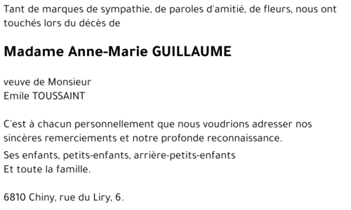 Anne-Marie GUILLAUME