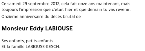 Eddy LABIOUSE