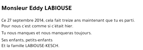 Eddy LABIOUSE