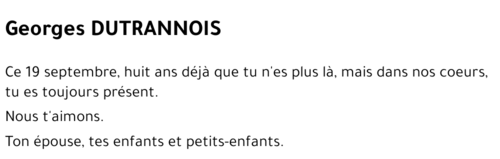 Georges DUTRANNOIS