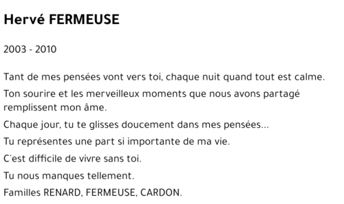 Hervé FERMEUSE