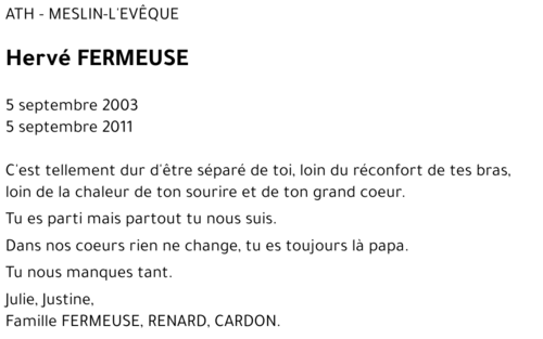 Hervé FERMEUSE