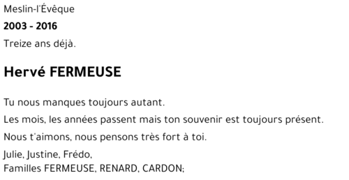 Hervé FERMEUSE