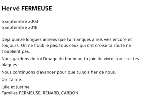 Hervé FERMEUSE