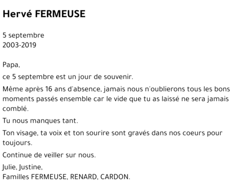 Hervé FERMEUSE