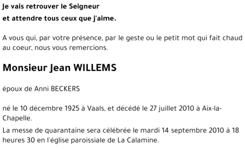 Jean WILLEMS