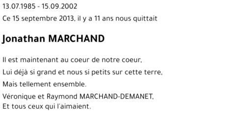 Jonathan MARCHAND